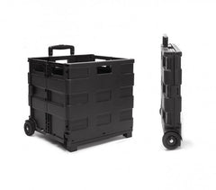 334115Chariot de course trolley pliable en plastique 25 kg max