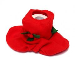 3036 Ensemble de décoration de toilettes Père Noël siège ,tapis et porte-rouleau