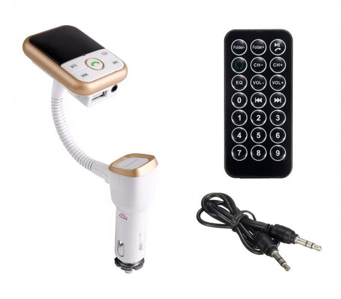 Kit bluetooth MAINS LIBRES libre appels et lecture mp3 entrée USB et carte sd