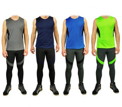 Ensemble de sport pour hommes modèle TECHNICOLOR pantalon et débardeur