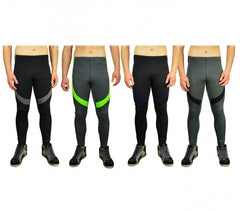 KZ-327 Pantalon de sport pour hommes empiècements colorés et tissu respirant