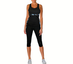 Ensemble de sport pour femmes GUINONE débardeur et leggings mollet en 3 couleurs