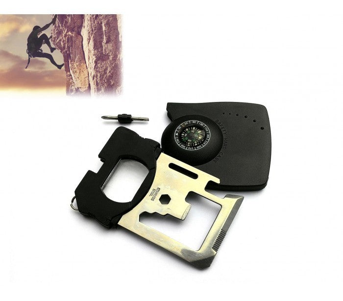 Multi-outils 11 en 1- carte survie - multi-fonction