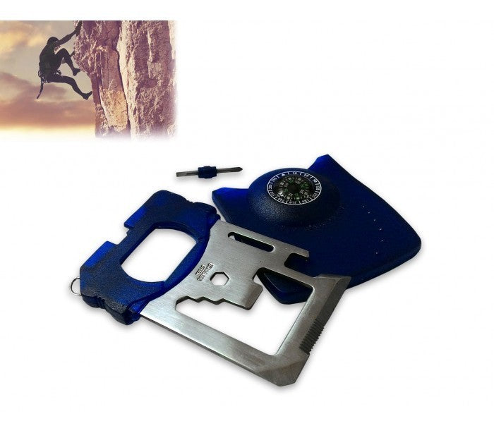 Multi-outils 11 en 1- carte survie - multi-fonction
