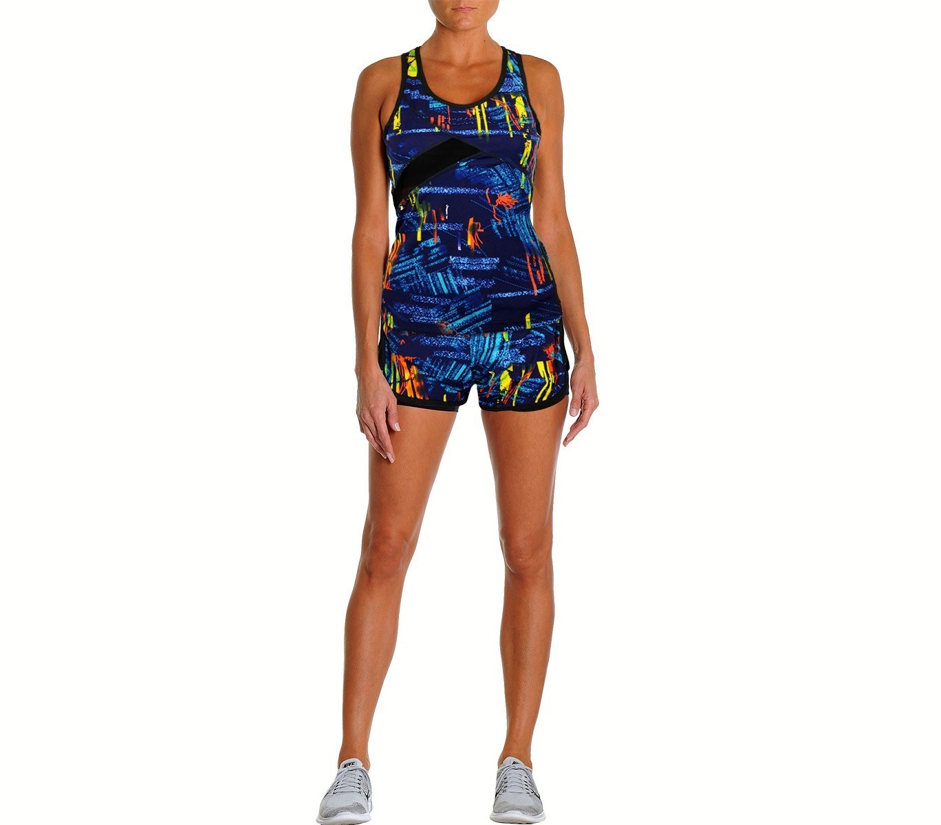 Ensemble de sport pour femme KENYA avec débardeur et short en tissu respirant