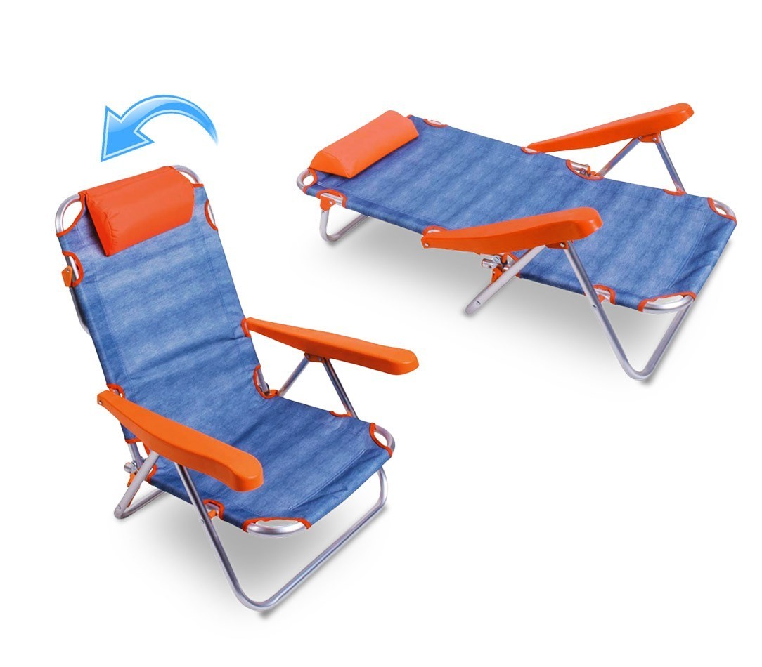 Petite chaise pour la plage  ONSHORE 379837 oreiller avec accoudoirs