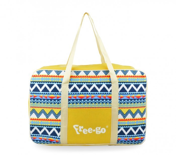 328316 Sac thermique Free-Go fantaisie ethnique à double poignée 