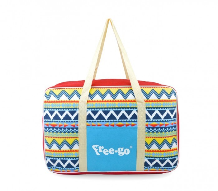 328316 Sac thermique Free-Go fantaisie ethnique à double poignée 