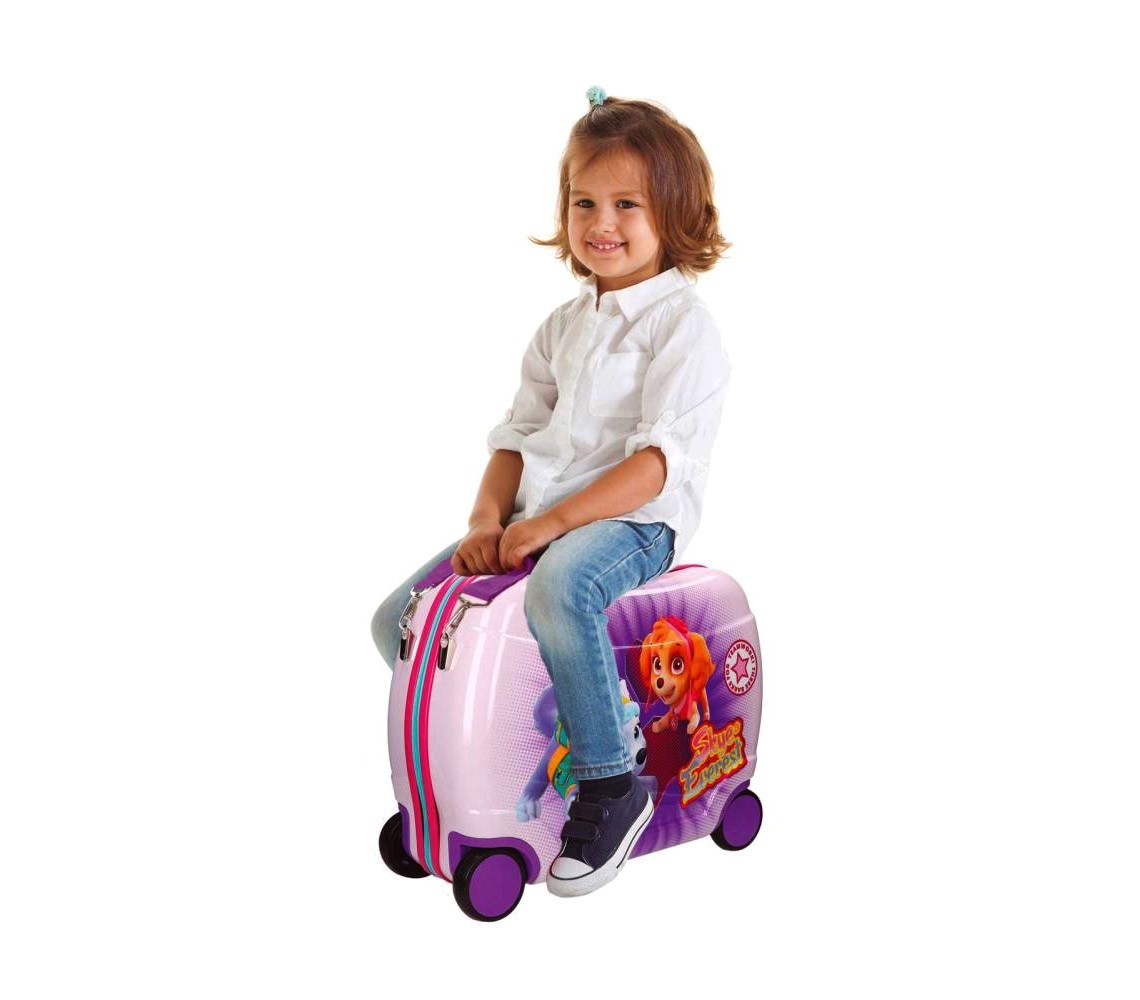 C2799951 Valise chevauchable rigide PAT PATROUILLE FILLES 50x39x20cm