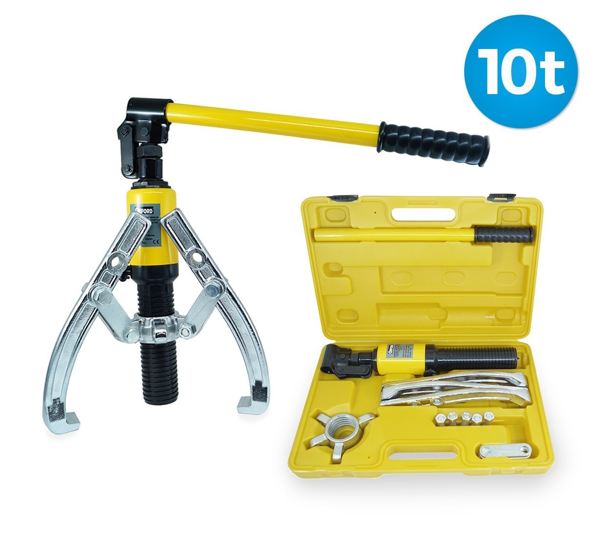 Extracteur hydraulique HHL-10 OXFORD palier 10tonnes 3 mâchoires et mallette