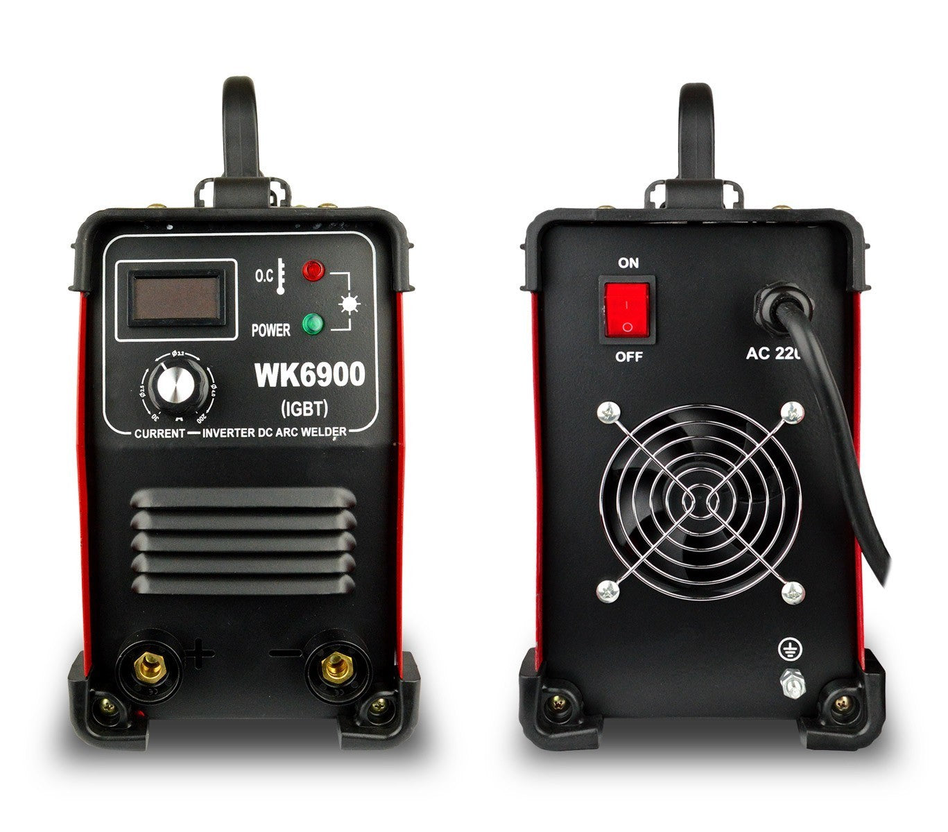 Soudeuse WACKTEK 200 A inverseur à électrode WK6900 compact avec mallette 