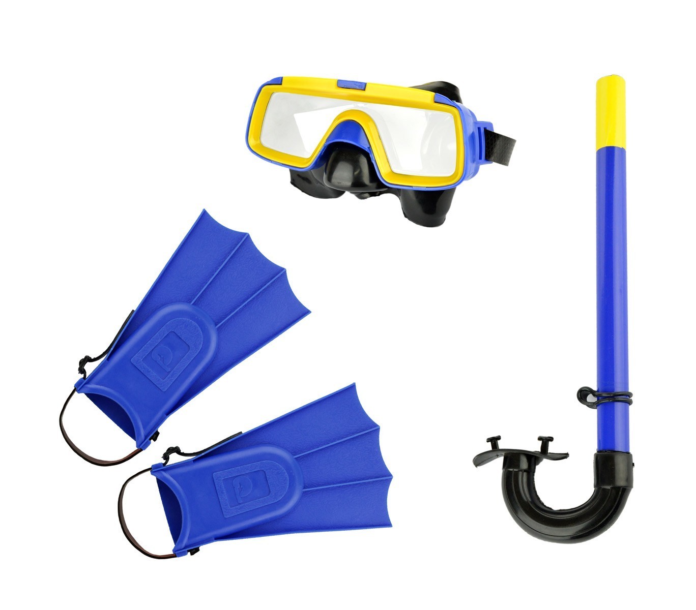 Kit masque tuba et palmes pour enfants CIKKECIAK 401079 en trois couleurs