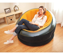 68582NP Fauteuil gonflable  relax Intex tissu imperméable à l'eau 112x109x69cm