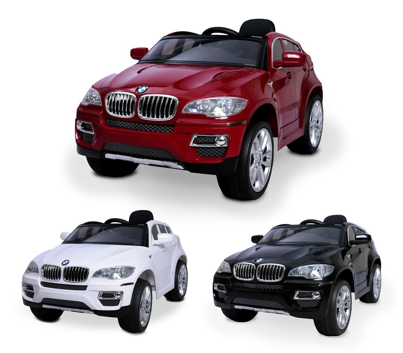 Voiture électrique LT847 pour enfants BMW X6 monoplace 12V avec télécommande