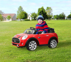 Voiture électrique LT841pour enfants MINI COOPER monoplace 12V