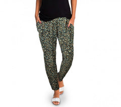 TG08-11 Pack de 3 pantalons sarouel pour femmes ass. FLOREAL fantaisie florale