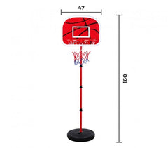 400067 Playset de basket-ball enfants avec panier réglable en hauteur et ballon