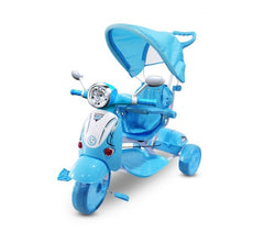 Tricycle poussette à pédales LT854 pour enfants SPECIAL avec capot