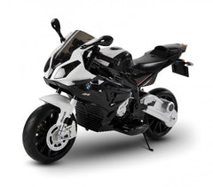 Moto électrique LT832 pour enfants BMW siège en cuir démarrage à clef