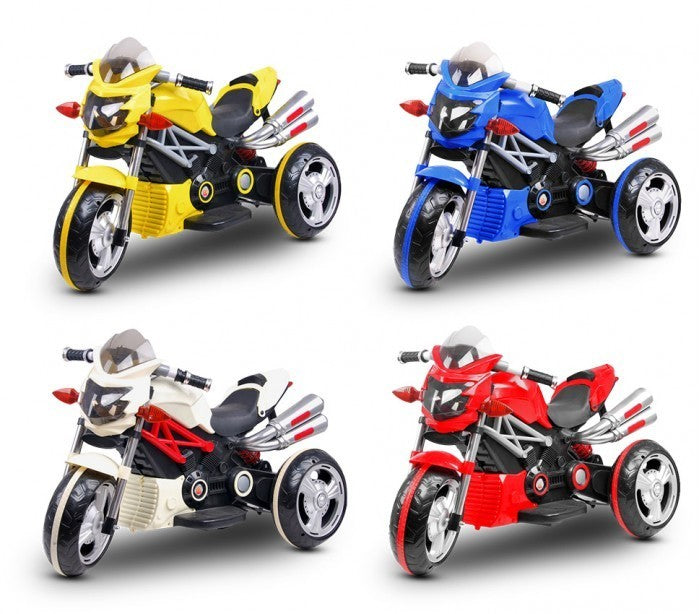 Moto électrique LT852 pour enfant CUSTOM commande manuelle son et lumière 12V