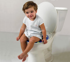 115868 Réducteur de toilettes enfants BABY WC SOFT rembourré et lavable 30x30 cm