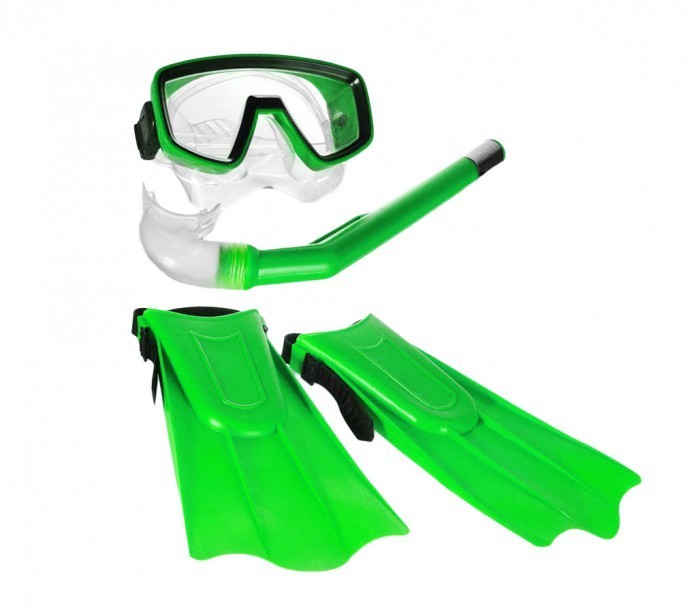 256459 Kit masque tuba et palmes pour enfants CIK E CIAK 400479 en 3 couleurs