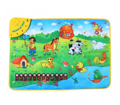 121775 Tapis musical jeu interactif BABY FARM avec mélodies et sons 75 x 50 cm
