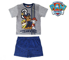 Pyjama d’été PAW PATROL 22-1970 pour enfant en coton tailles du 2 au 6 ans