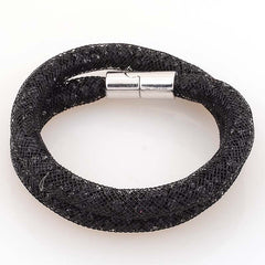 Collier ou bracelet Crystal falls effet 3D brillant avec fermeture magnétique