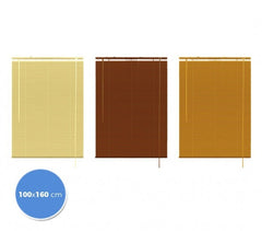 032059 Store vénitien intérieur 100 x 160 cm PVC avec effet bois