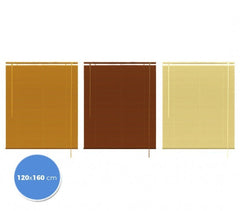032066 Store vénitien intérieur 120 x 160 cm PVC avec effet bois