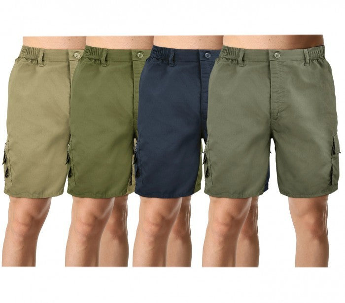 Q186 Bermuda pour homme mod. ENEA multipoches tailles M à XXXL genoux
