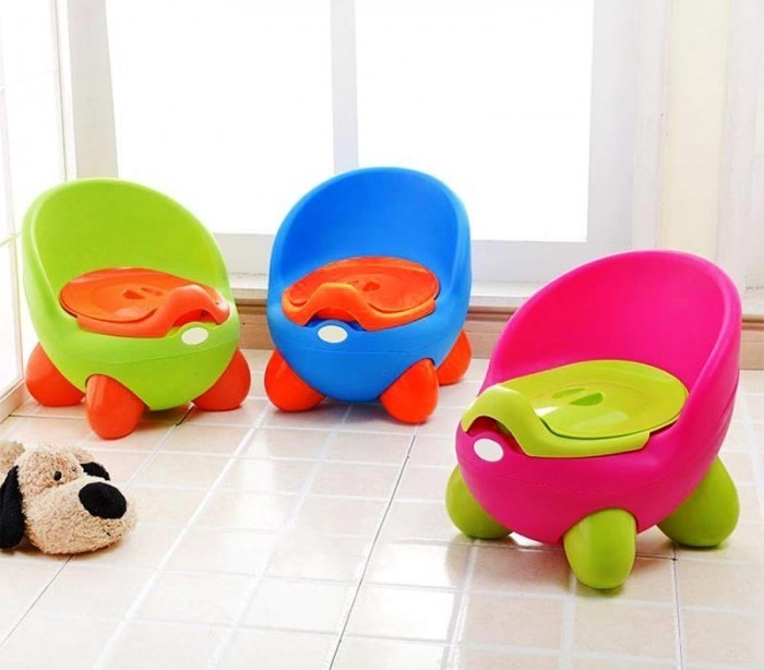 363324 Pot pour enfants POTTY BABY TOILET solide et confortable avec couvercle