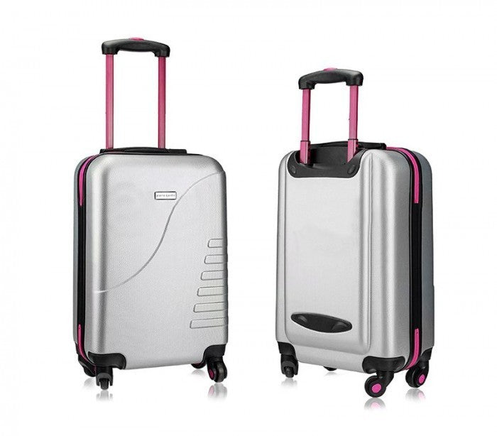 161025 Trolley rigide Pierre Cardin bagage à main 4 roulettes 38x22x55 cm