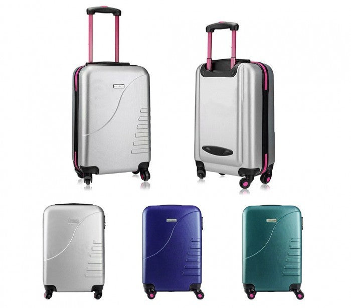 161025 Trolley rigide Pierre Cardin bagage à main 4 roulettes 38x22x55 cm