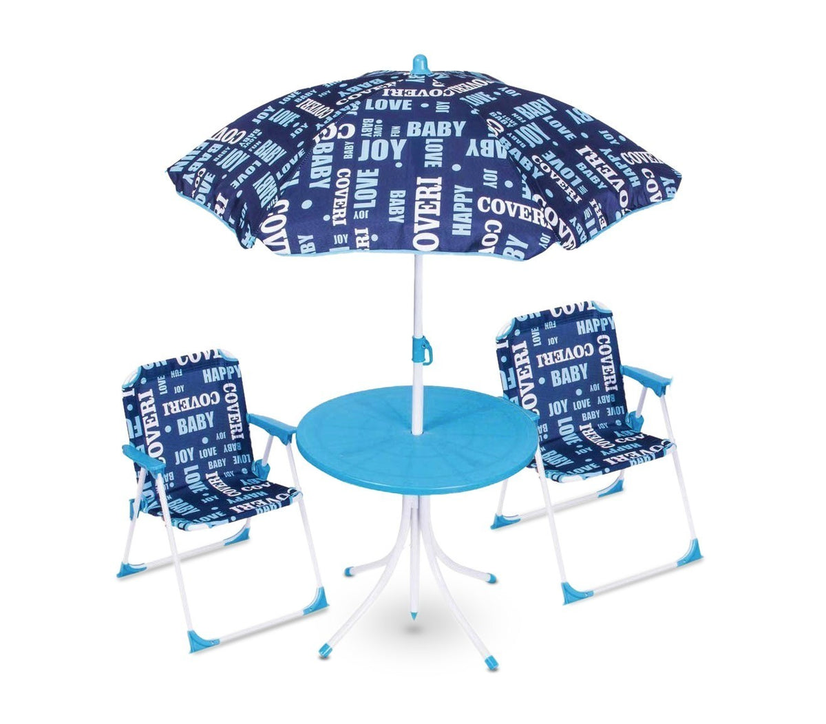 3177110 Ensemble de patio pour enfant avec table chaises et parasol COVERI BABY