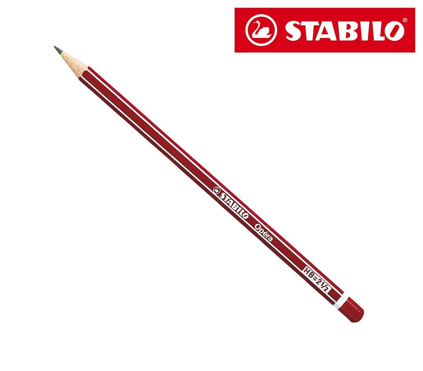 IT15/2851186 Set de papeterie Stabilo 3 pcs 2 crayons graphite Opéra HB 1 gomme