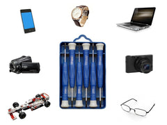 Coffret de 6 tournevis de précision cruciformes pour réparation des appareils 