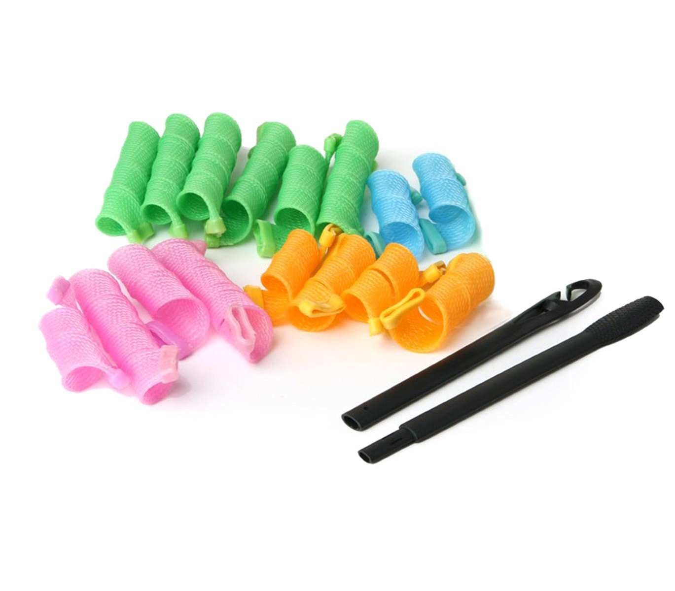 Set de bigoudis pour obtenir des boucles et ondes magiques sans chaleur