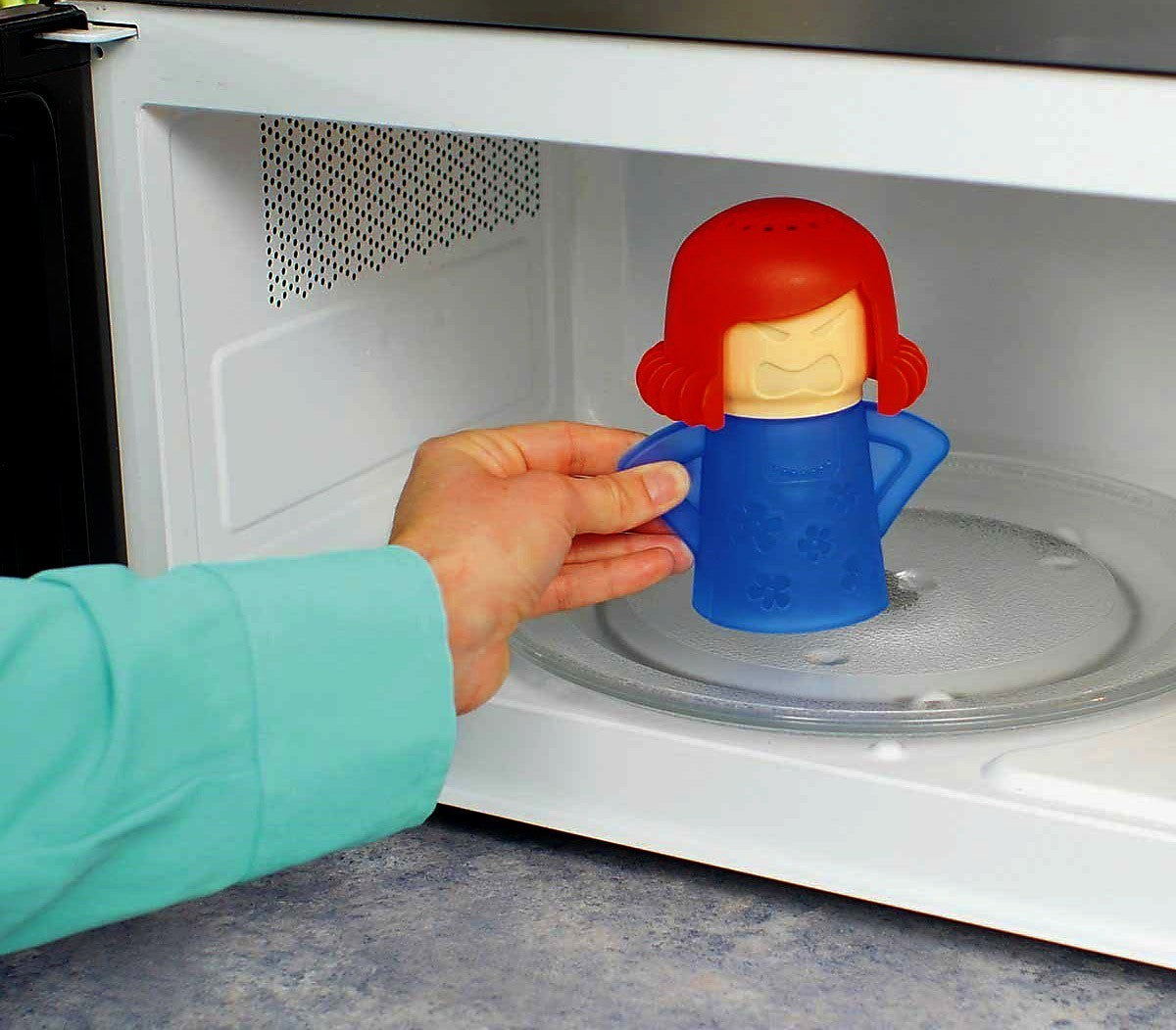 179108 Nettoyeur à vapeur pour micro-ondes CLEAN MAMA divers couleurs