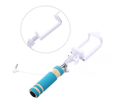 Support perche extensible pour selfie ou vidéo avec bouton déclencheur 15 à 48cm