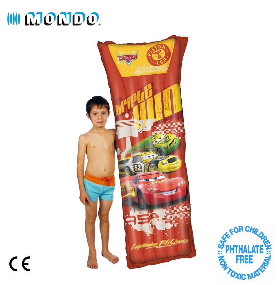 Matelas gonflable pour enfants CARS 183 x 75 cm Linea Mondo