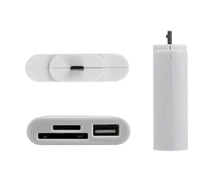 Kit connecteur 5 en 1 lecteur cartes mémoire USB micro USB LIGHTNING Smartphone