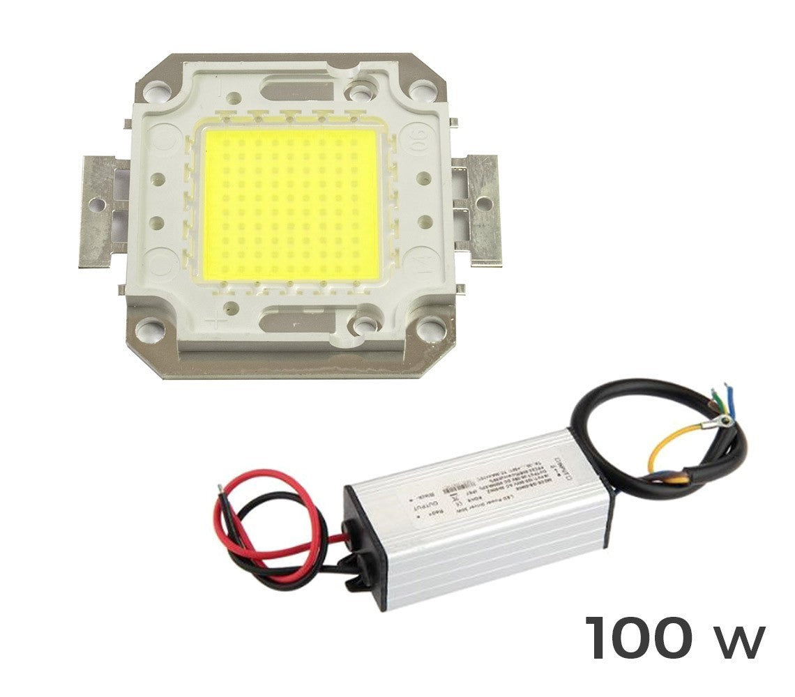 Kit de plaques led et driver dimmable led lumière froide de 10-20-30-50-100 watt