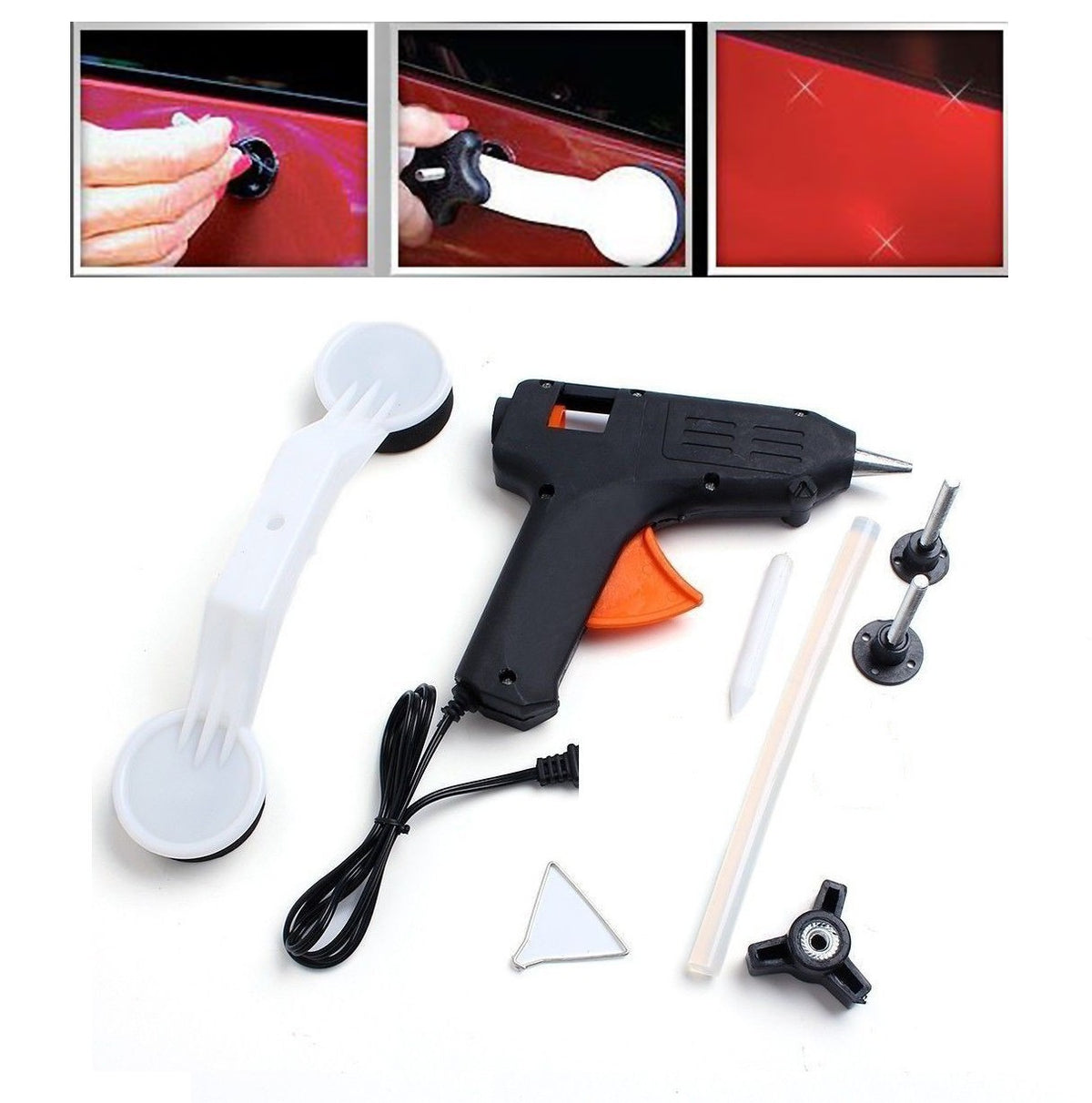 Kit de débosselage pour petite réparation pour la carrosserie de voiture