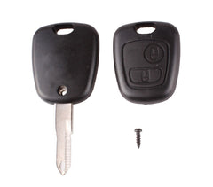 Coque de clé verrouillage télécommande 2 boutons à distance pour Citroen Peugeot