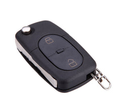 Coque de clé verrouillage télécommande 2 boutons à distance pour voiture Audi A2