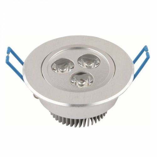 Ampoule LED spot encastrable rond ressort 3W 5W 7W 9W 12W 15W 18W lumière froide