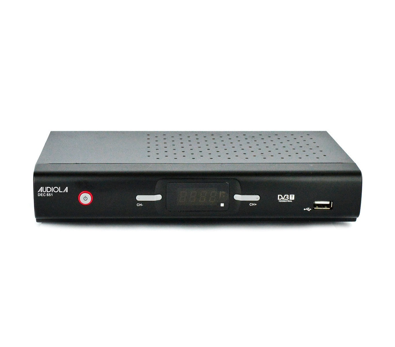 DEC 651 Décodeur DVB-T numérique terrestre à double prise péritel USB Audiola