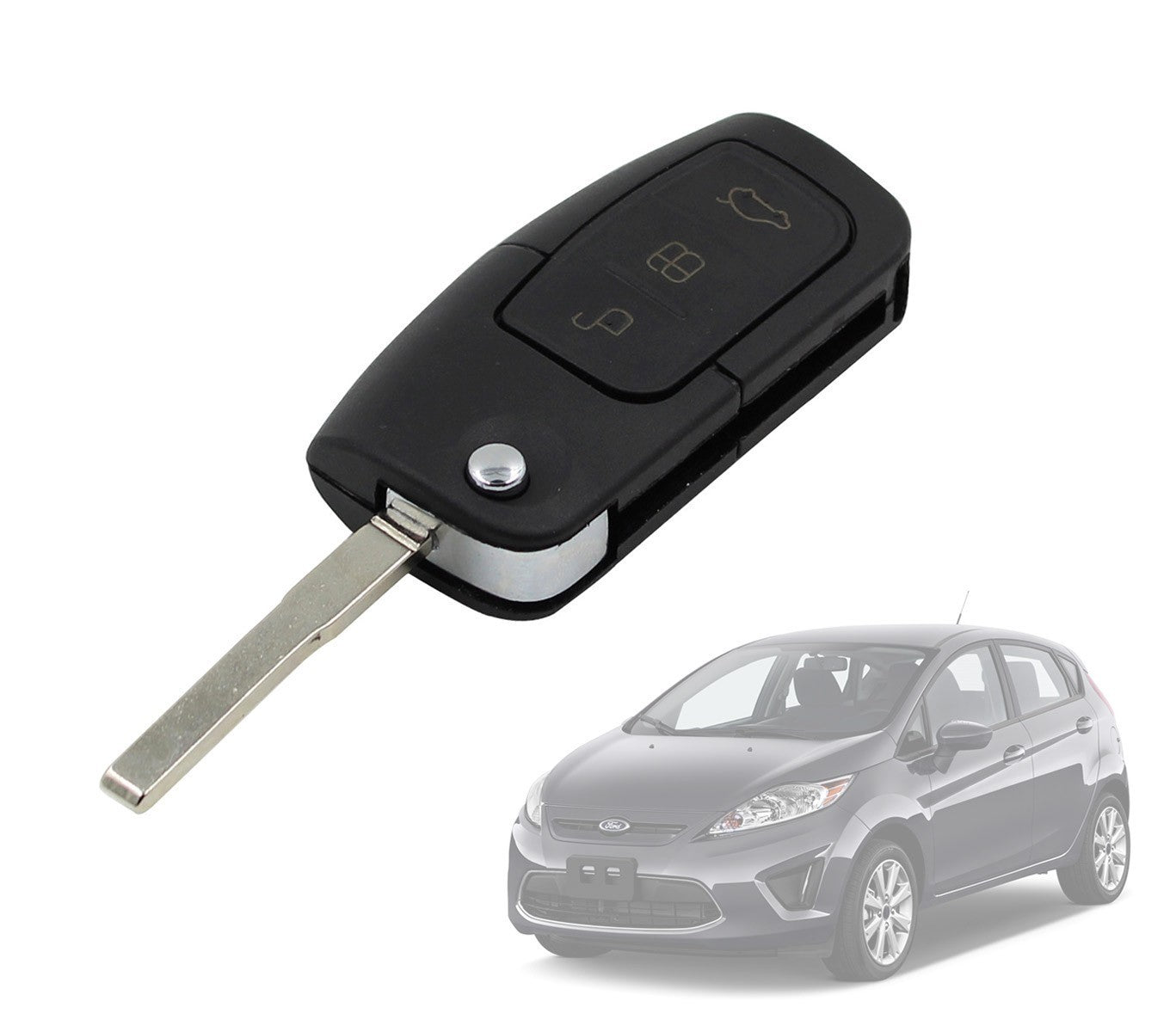 Coque de clé de verrouillage télécommande à distance pour voiture Ford
